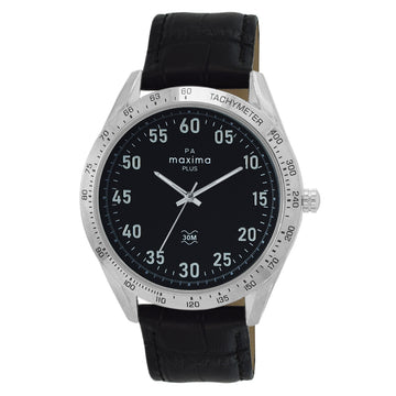 Maxima ATTIVO Men Black Dial Analogue Watch - 62581LMGI